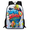 Printed Super Zings School Bag, Elementary School Cartoon Backpack 12th Grade