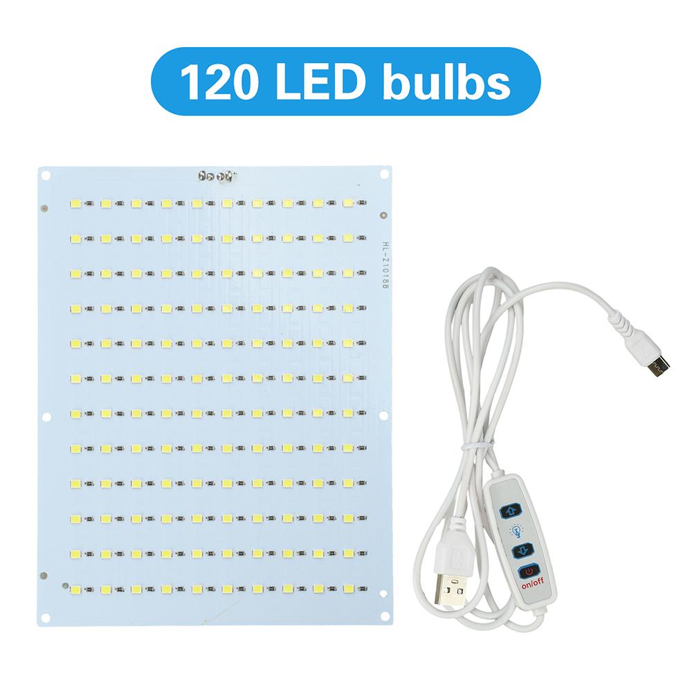 110/120 LED Beads Embossed Backlight Panel Kit 5V Adjustable Brightness LED Light Board Accessories