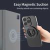 Magnetic Phone Finger Ring Holder 360 Degree Rotation Mobile Phone Stand For MagSafe Magnet Bracket For iPhone 16 15 14 Samsung