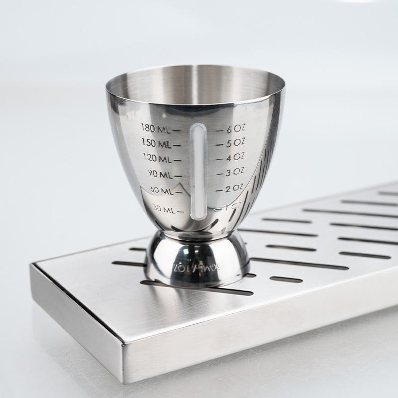 Barový Koktejlový Jigger Odměrka Ve Tvaru Vejce Dvojitý 1-6 Oz Měřicí Jiggery, Nerezové Nástroje S Odměrkou