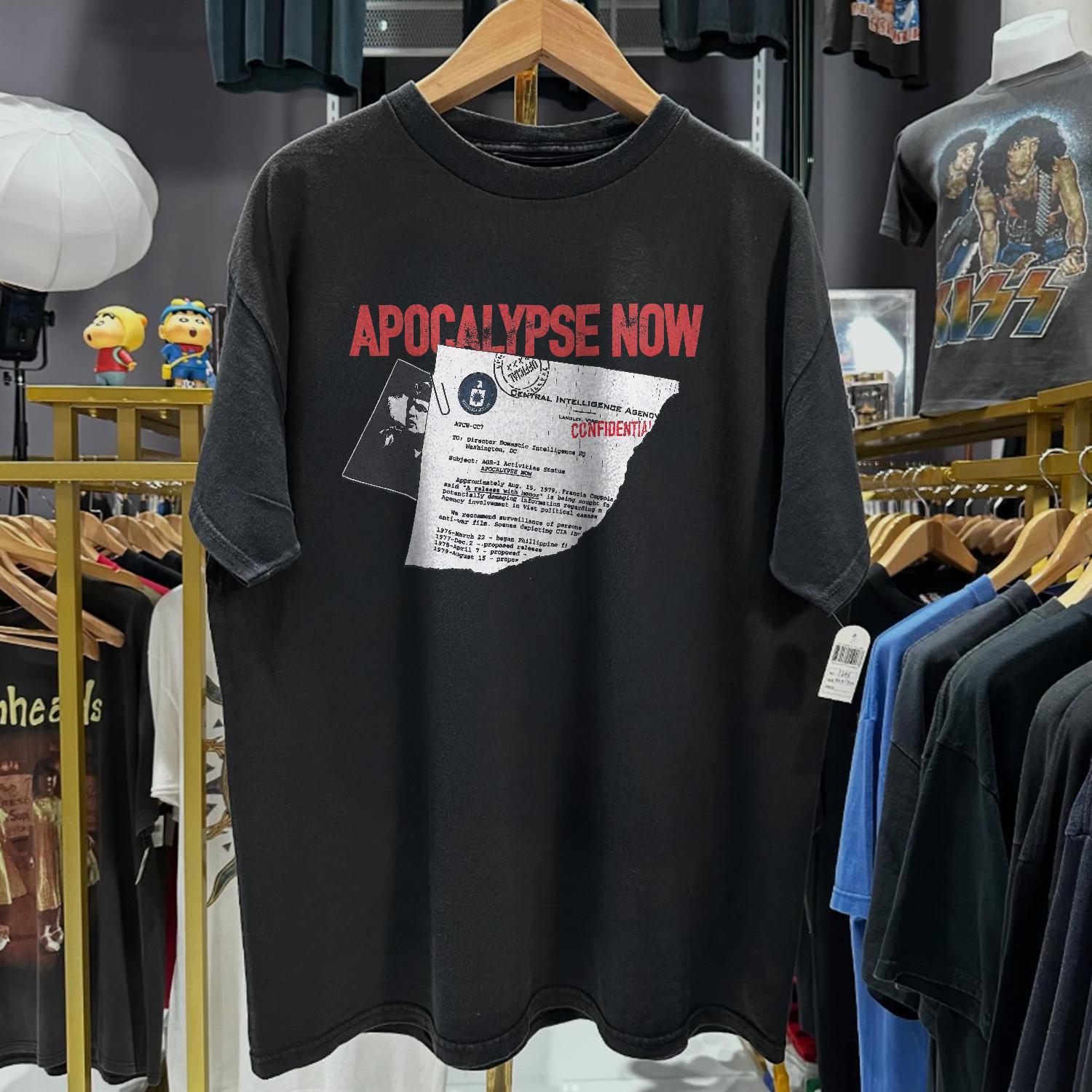 Apocolypse Now Confidential Aged T-Shirt Black M S