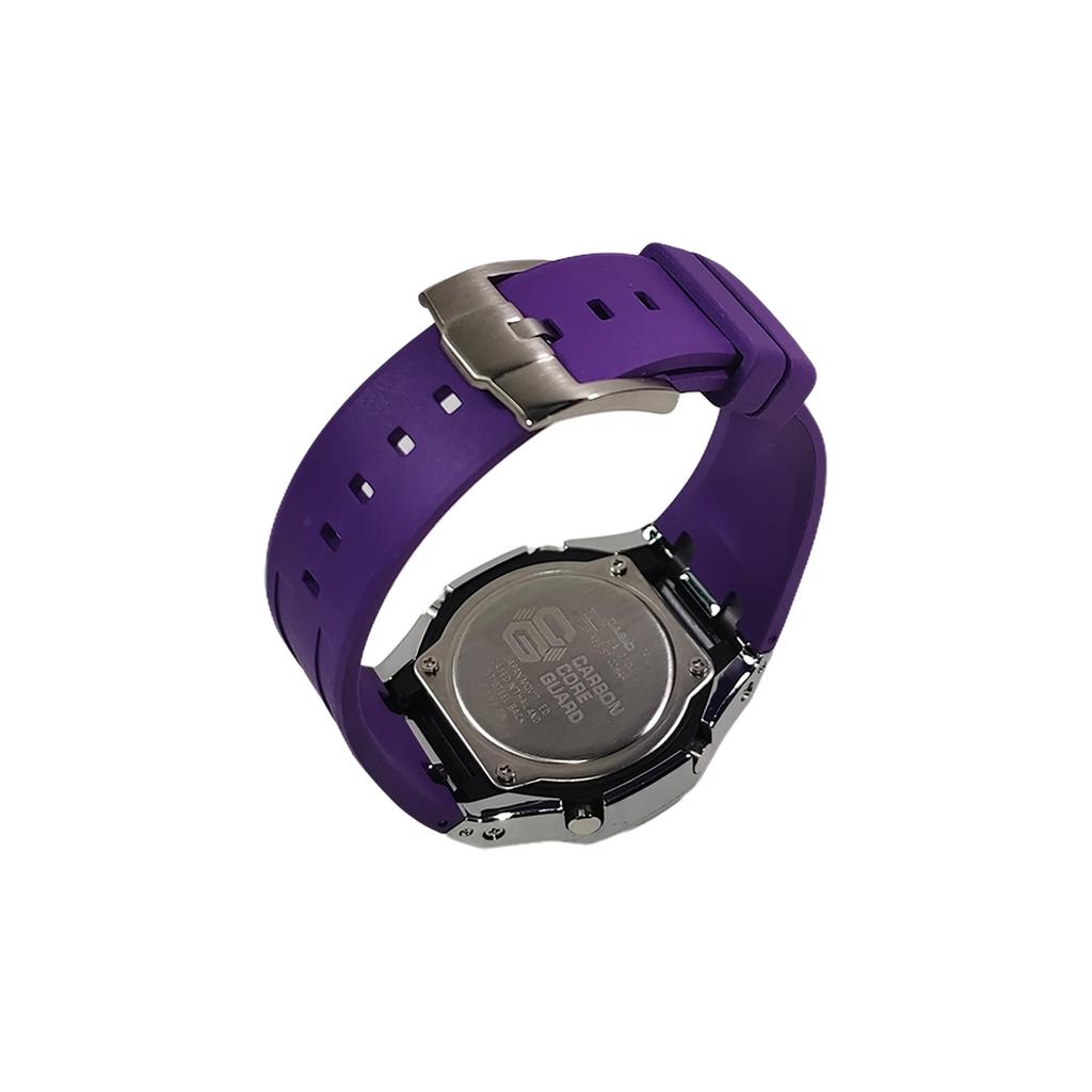 Casio Custom Collection GA2100 Quartz Movement Fluoroelastomer Strap Watch Men's Watches GA-2100SKE-7A(Watch3--)