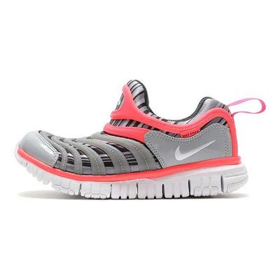 Dynamo Free Casual Non-Slip Durable Breathable Lightweight Low-Top Running Shoes Kids Sneakers Gray Pink 834365-002
