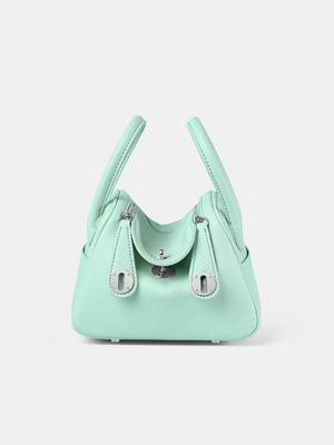 Borsa a tracolla/spalla grande Lindy Classica con fibbia oro/argento