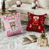 Merry Christmas Nutcracker Pillow Case Plush Fabric Soft Pillowcase Double Sided Print Cushion Cover Household Gifts