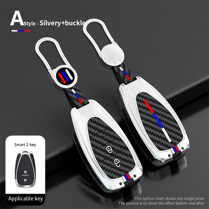 Zinc Alloy Car Key Case Cover for Chevrolet Onix Equino Orlando Cruze Spark Sonic Camaro Volt Bolt Trax Malibu Blazer Traverse