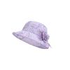 (Purple)Damen Sommer Sonnenhut Mit Großer Krempe Atmungsaktiv Polyester Stoff Für Sonnencreme