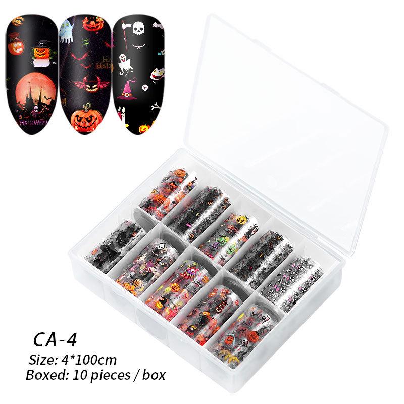Nail Halloween Nail Art Star Sticker Set Nail Sticker Transfer Paper Christmas Nail Sticker