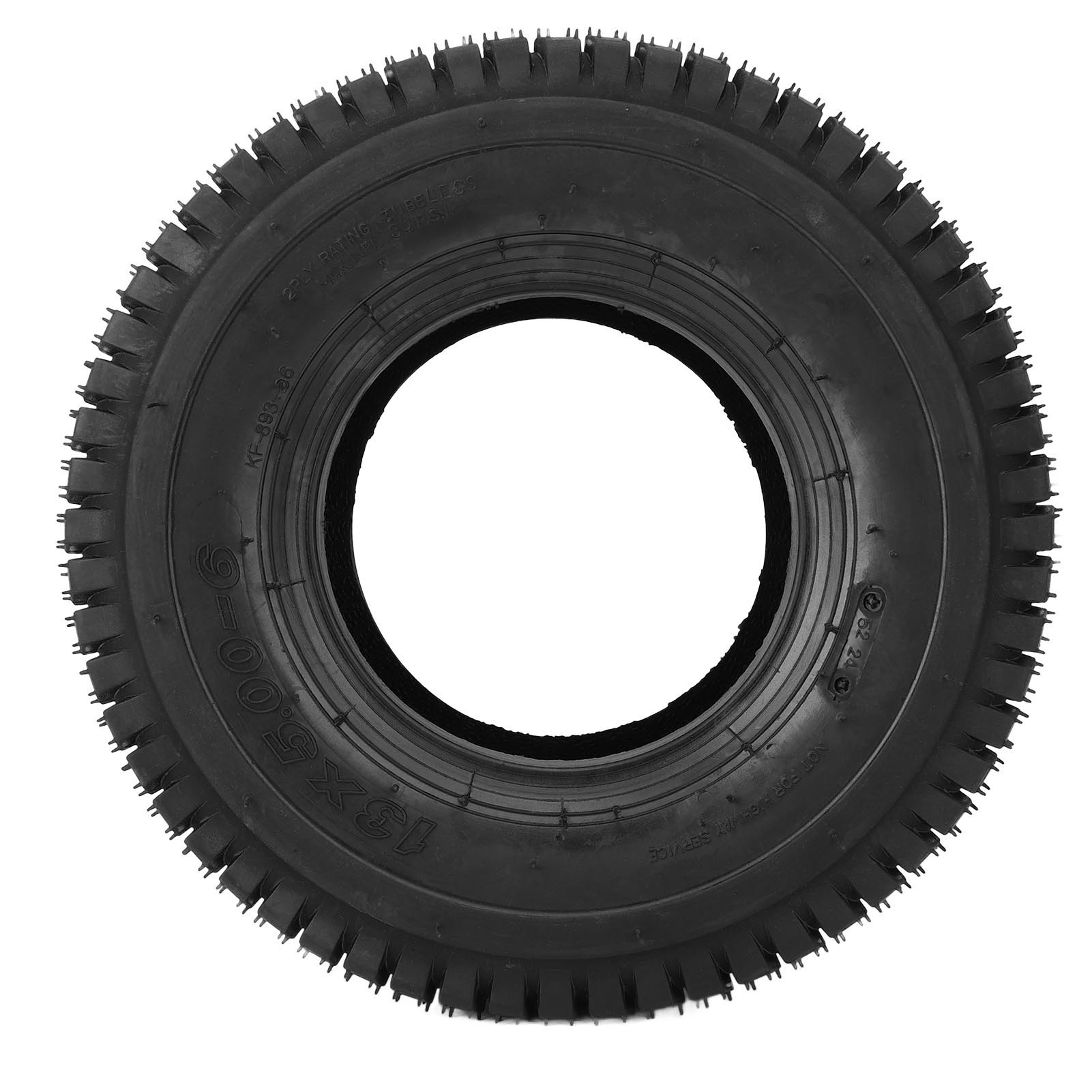 Igeteck Unisex Atv Tire 13X5.00 6 13 5.00 6 6In Vacuum Non Slip Explosion Proof Wheel For Quad Off Road Go Kart Mini Cycle Grass Cutter
