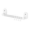 Bathroom Towel Holder with Hooks Strong Load-bearing Simple Installation Suction Cup Towel Bar Hanger Wall Hook
