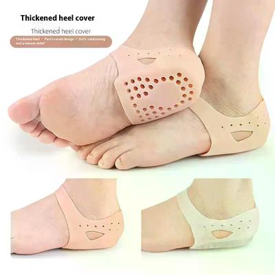 1Pairs Silicone Heel Protectors Metatarsal Pads Forefoot Gel Heel Pad Plantar Fasciitis Foot Pain Relieve Blister Protector