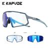 KAPVOE UV400 Bril Fotocromische Fietsbril Mannen Gepolariseerde Zonnebril Vrouwen MTB Sport Rijden Hardlopen Wandelen Rode Bril