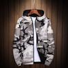 Premium Reversible Men Jacket Coats Male Casual Hooded Camouflage Windbreaker Outwear