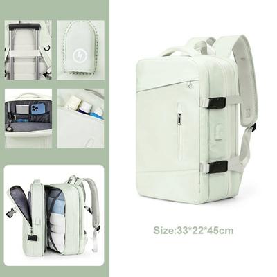 Duży plecak podróżny torba na laptopa kobiety mężczyźni bagaż podręczny studenci podróż służbowa USB Charge wysuwana 40L Weekender Mochila