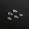 10Pcs Transparent Crystal Glass Pendants Water Drop Shape Loose Beads For Jewelry Decoration Making DIY Hair Stick Bracelet Necklace Earring