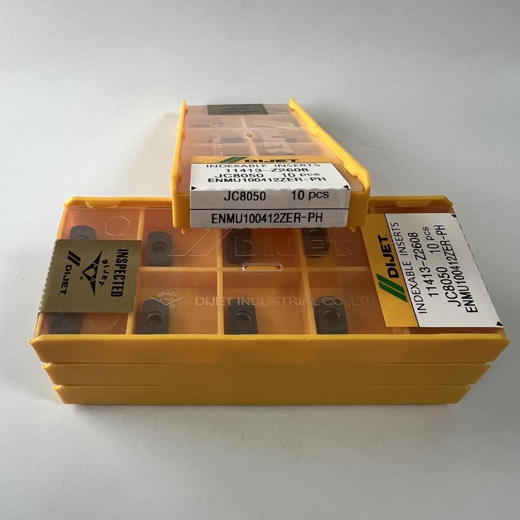 ENMU100412ZER-PH JC8050 / Industrial indexable carbide inserts 10 Pcs