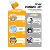 Water Base Gold Foil Paint with Build In Brush Non Toxic Formula Fast Drying Tool Ideal for Homes Use with Kids & Pet