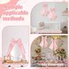 Hanging Big Coquette Bow Large Bow Decoration Fashion Giant Bowknot  for Wedding Backdrop