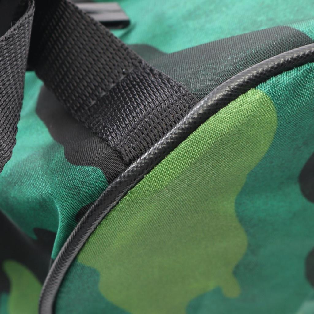 Used PRADA TESSUTO CAMOUFL Shoulder Bag VA0994 Nylon Saffiano leather Green Black Used mens