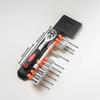 Cross-Border Little Fly 12-Piece 1/4 Socket & Ratchet Wrench Auto Repair Tool Set