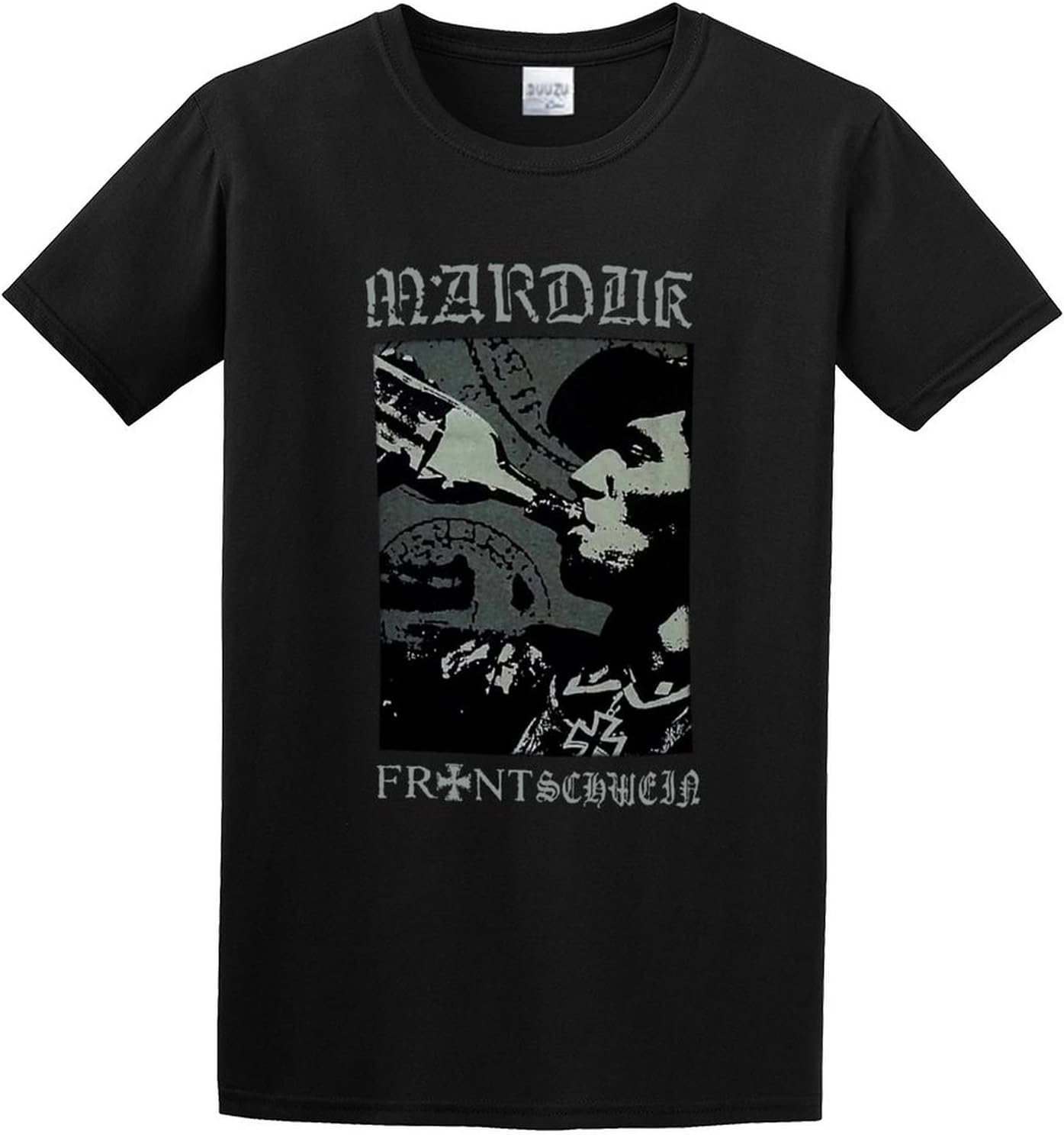 Marduk Frontschwein Bottle Metal Unisex Short-Sleeve T-Shirts Black XS чёрный