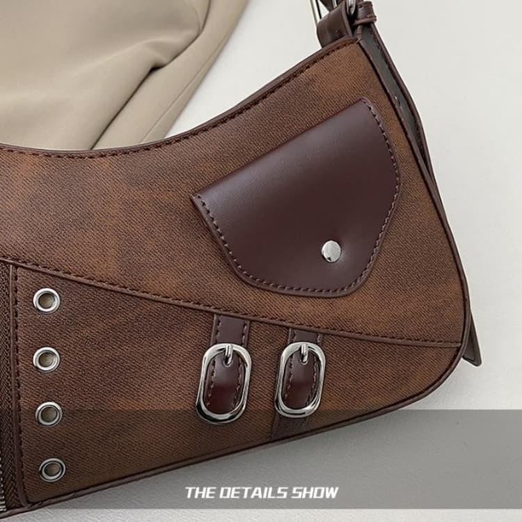 Retro locomotive style personalized shoulder messenger bag