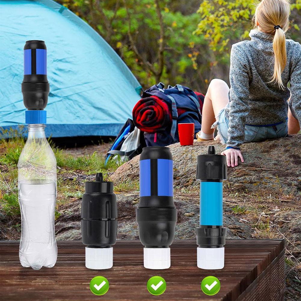 2Pcs Water Filter Coupling Kit for 28mm External Threaded Water  Filtration Cleaning Couplings for Hiking Camping