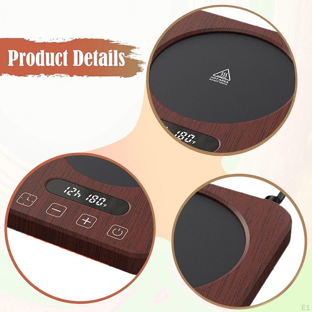Cup Warmer Tea Water Milk Heating Pad Coffee Mat for Office