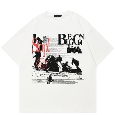 Streetwear News Graphic T-Shirt Cotton Tshirt Unisex Tops Tees Short Sleeves T Shirt