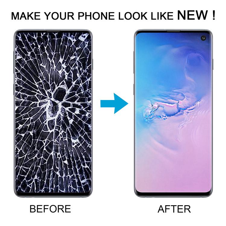 Per Samsung Galaxy S10 5G SM-G977B Schermo LCD TFT Digitizer Assemblaggio Completo con Telaio (Non supporta l'impronta digitale)