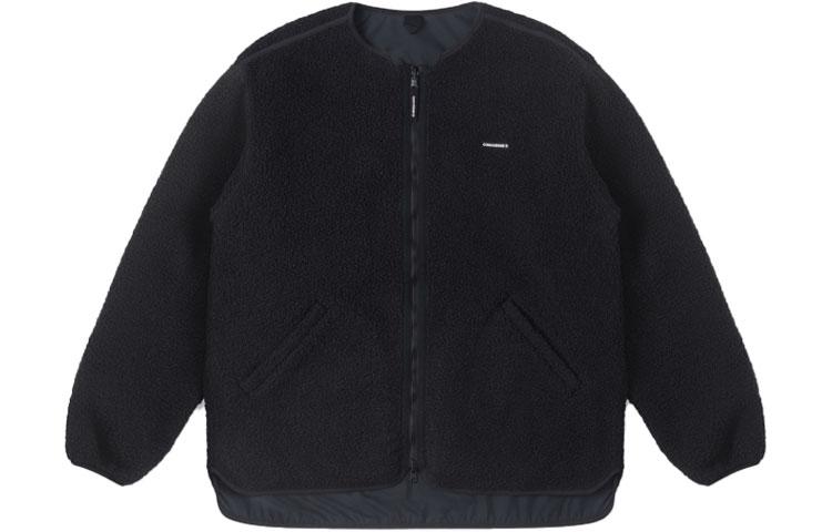 Converse Jackets Men s Black Crew Neck Moderate Other 10025263-A01 L