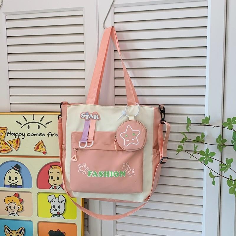 Youth Campus Crossbody Bag In Nylon For Teen Girls And School Activities