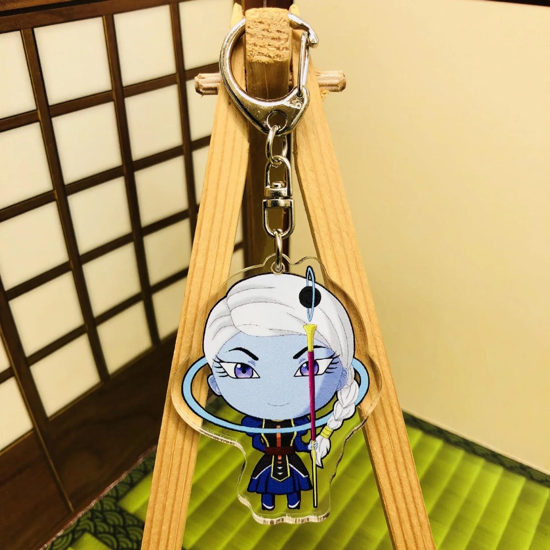 

Dragon Ball Acrylic Keychain Goku Trunks Buu Piccolo Anime Cosplay Accessory