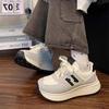 Sneakers Women's Spring 2025 New Versatile Popular Little White Shoes Soft-soled Forrest Gump Shoes Platform Dad Shoes