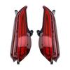 2Pcs Car Rear Bumper Light for Toyota VIOS  YARIS 2017 2018  Fog Warning Turn Signal Lamp Reflector Accessories