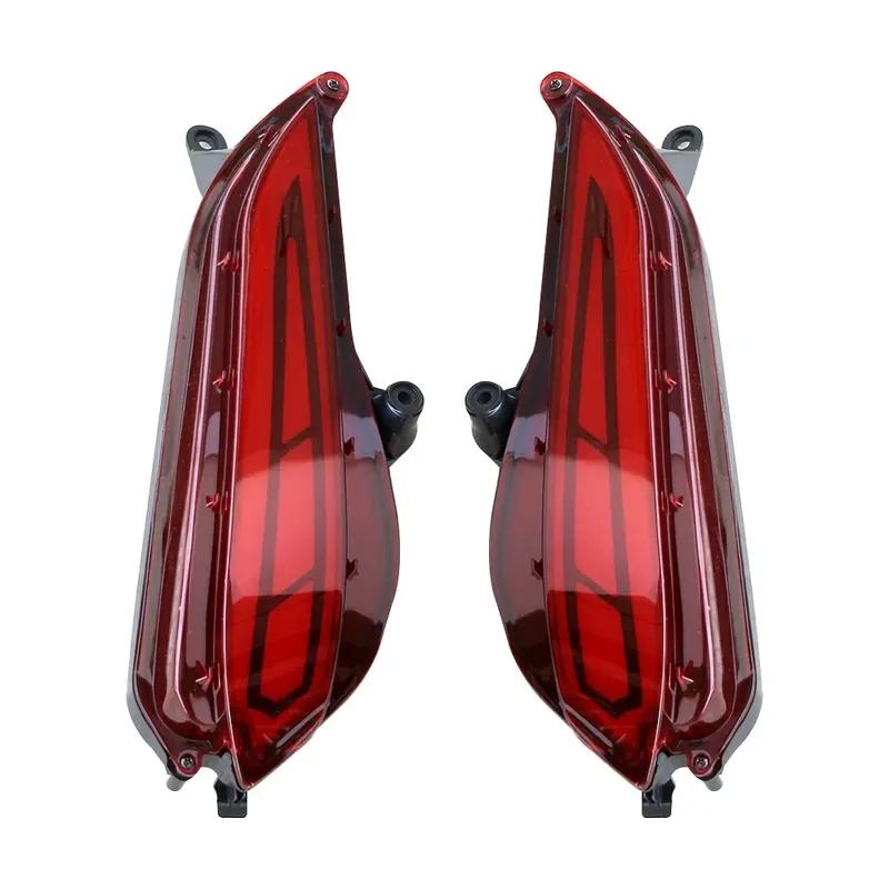 2Pcs Car Rear Bumper Light for Toyota VIOS  YARIS 2017 2018  Fog Warning Turn Signal Lamp Reflector Accessories