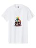 Candle-Skull Mens Graphic Tee, 100% Cotton, Casual Summer Wear