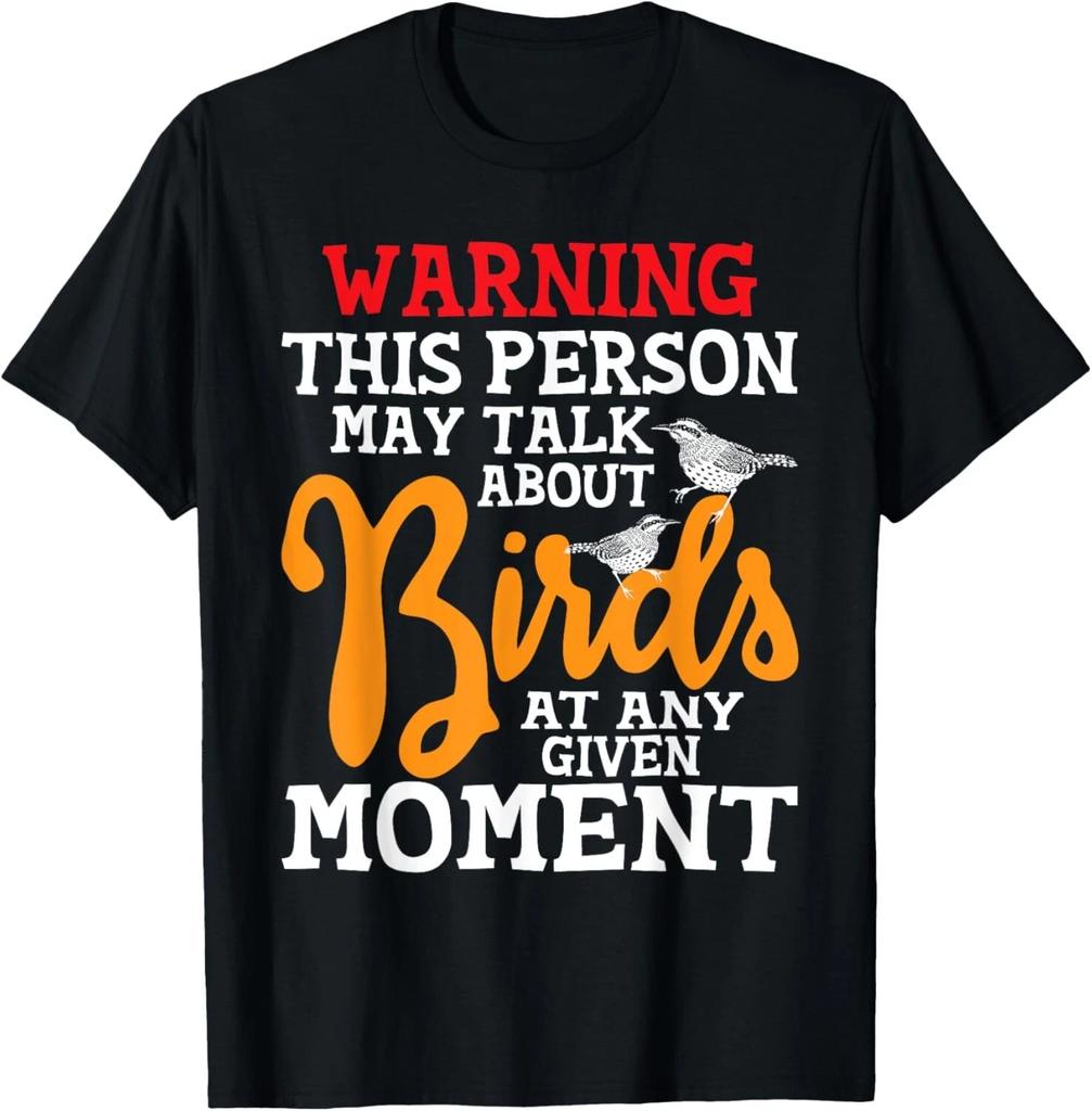 May Talk About Birds At Any Given Moment - Birding Birder Gift Unisex T-Shirt
