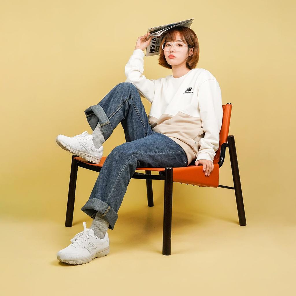 New Balance X Jhi Sweatshirt Unisex White Couple's NCA89063-IV