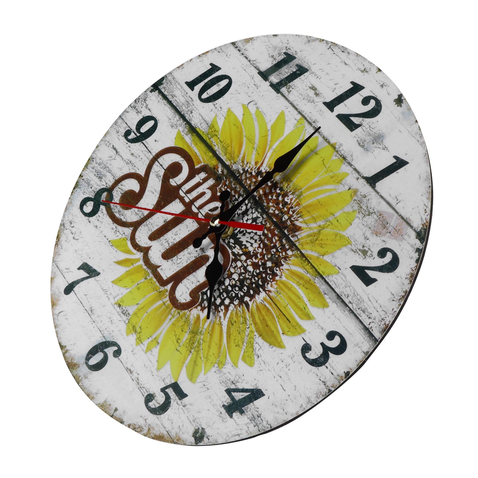 

30cm European Style Retro Wall Clock Home Decoration Living Room Wall Hanging ClockStyle 1