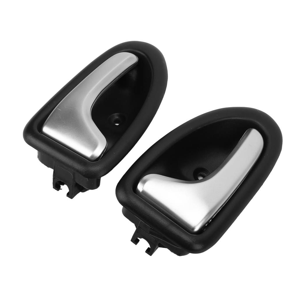 2PCS Car Interior Door Handle Matte Silver 7700353282 Replacement for Master 1998‑2007