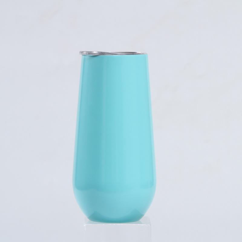 6Oz Eggshell Cup 304 Stainless Steel Swig Double-Layer Vacuum Thermos Cup Creative Red Wine Glass U-Shaped Cup