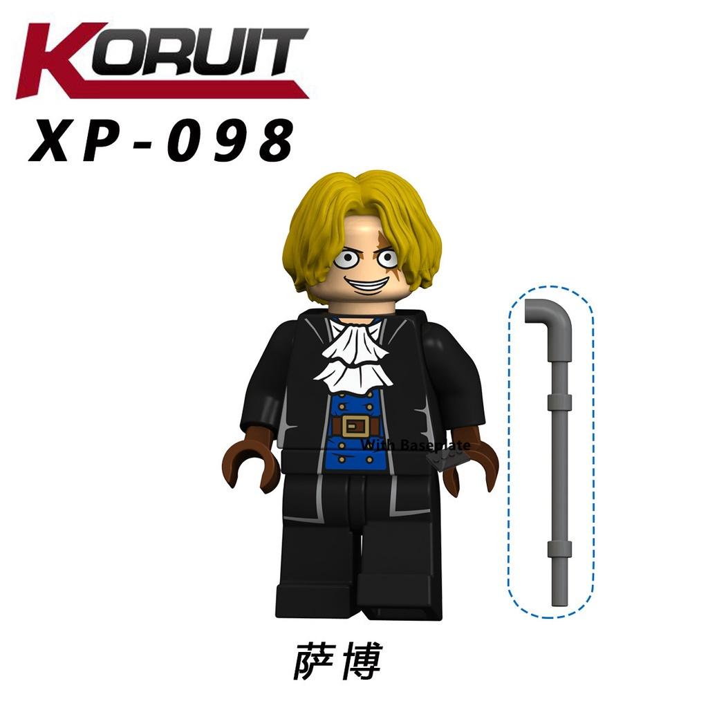 Minifigures Anime Film and Television Series One Piece King Luffy Solonna Beauty Robin Building Blocks Toys for Kids