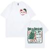 Japan Anime Dandadan Turbo Granny Cat Graphic T Shirt Fashion Cartoon T-shirt Women Vintage Casual Women T-shirts