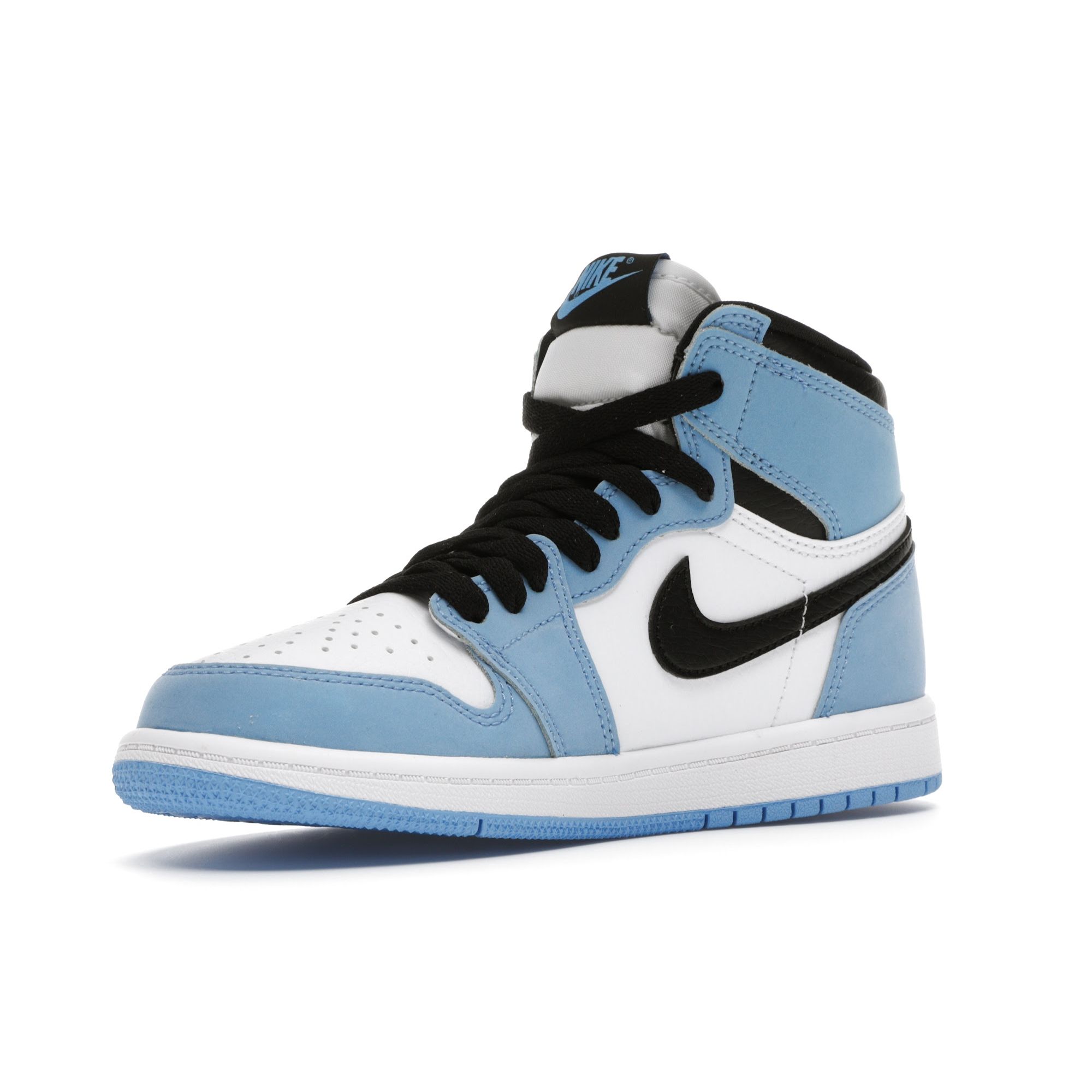 Air Jordan 1 Retro High OG PS University Blue Детские кроссовки Белый Черный AQ2664-134 35 — фото 4