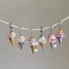 Fashion Pearl Chain Ice Cream Necklace Women'S Light Luxury Niche Design Clavicle Chain Jewelry