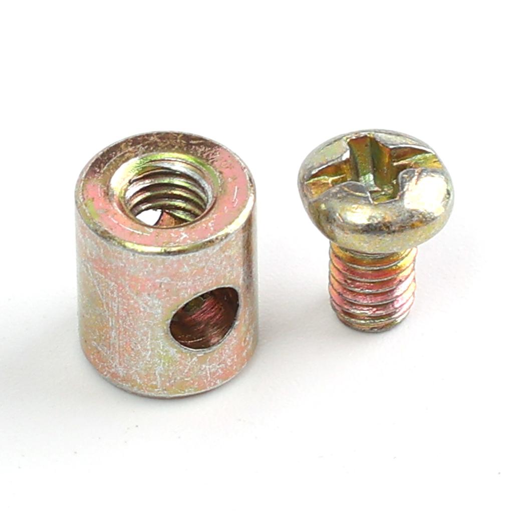 10-50pcs Throttle Cable Nipple Screw Metal Stopper for Motorcycle Brake Clutch Choke Cable Repair Kart Bike Mower Parts