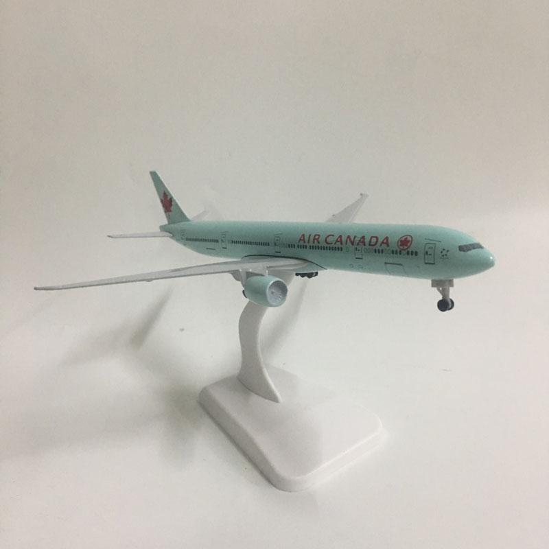 20CM Air Canada B777 Aircraft Model Planel Airplane Diecast Metal Planes Collect Gifts