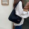 Large Capacity Bag for Women with Versatile Autumn New Canvas Shoulder Bag Texture Simple Niche Casual Tote Bag