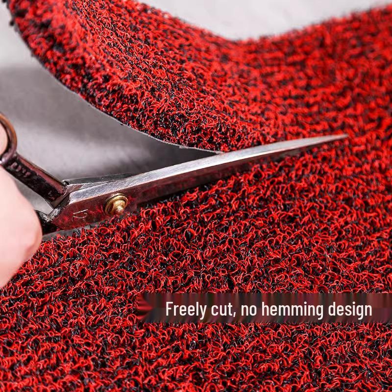 PVC Anti-Slip Waterproof Door Mat - Customizable Thick Entryway Rug